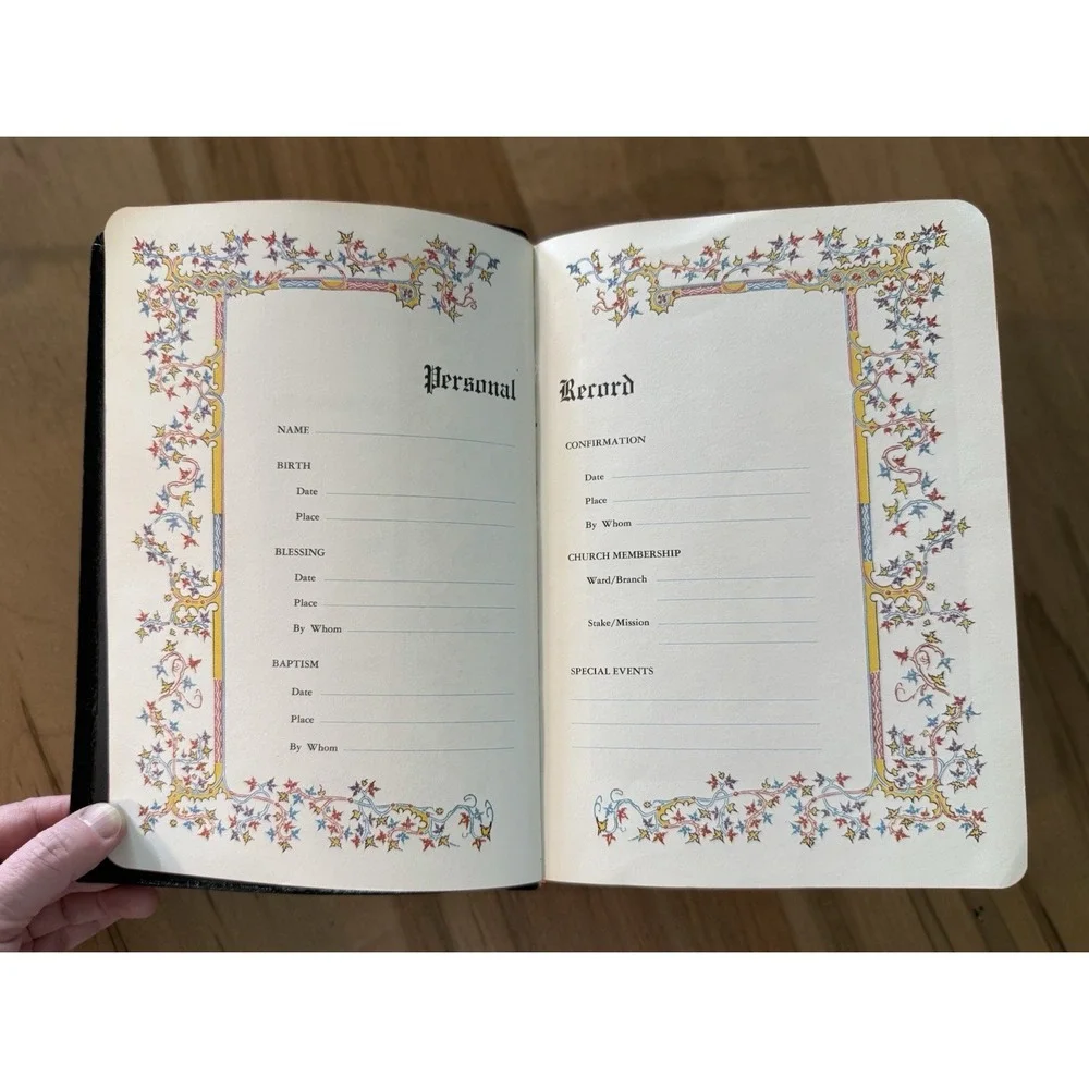 Holy Bible KJV Latter-Day Saints‎ LDS 1960s Black Self Pronouncing Edition
